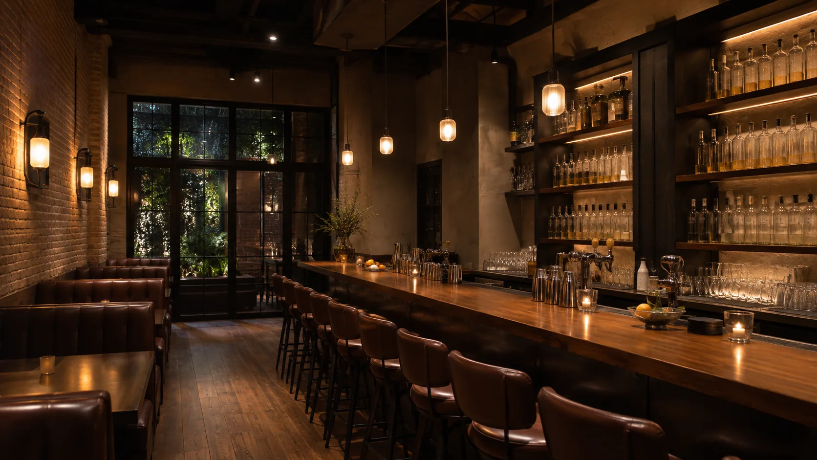 Illustrative bar interior concept